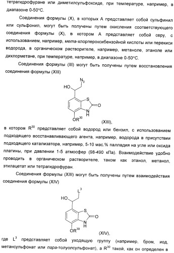 Производные 7-(2-амино-1-гидрокси-этил)-4-гидроксибензотиазол-2(3н)-она в качестве агонистов  2-адренергических рецепторов (патент 2406723)