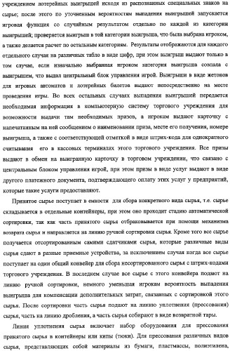 Способ, комплекс устройств и система для сбора сырья от населения (патент 2325313)