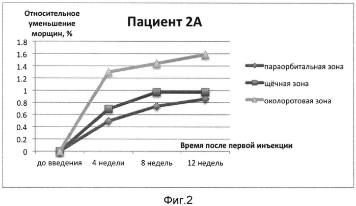 Способ коррекции патологических состояний кожи человека, связанных со старением (патент 2574905)