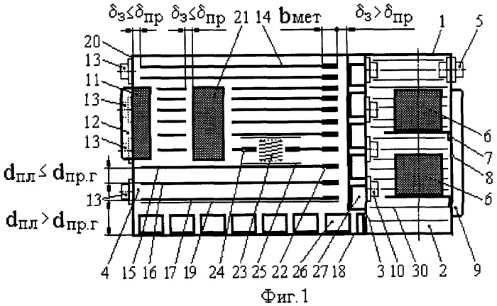 Устройство пожаробезопасного радиоэлектронного блока для обитаемых гермоотсеков с искусственной атмосферой различного давления, обогащенной кислородом (патент 2432979)