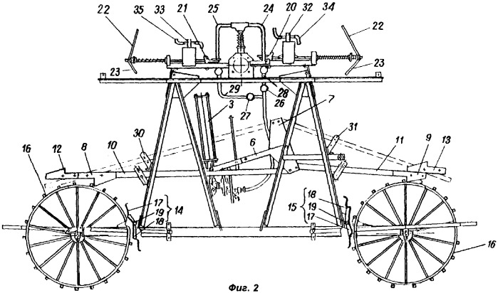 Дождевальная машина (патент 2318373)