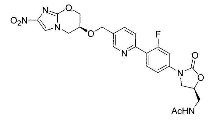 Бициклические нитроимидазолы, ковалентно соединенные с замещенными фенилоксазолидинонами (патент 2504547)