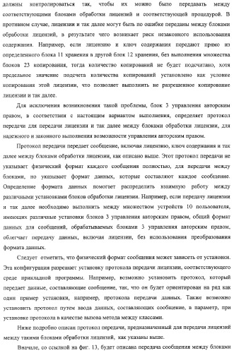 Блок источника лицензии, блок назначения лицензии и их способ (патент 2308074)