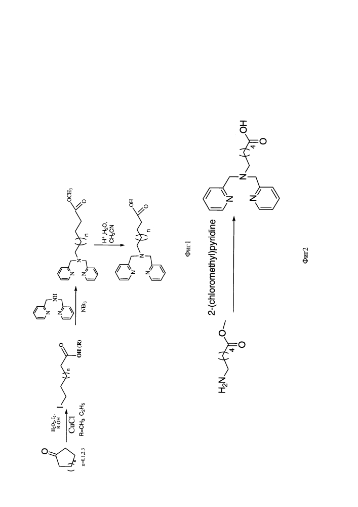 Способ получения ω-(бис(пиридин-2-илметил)амино)алифатических кислот - прекурсоров с хелатными центрами для связывания металлов (патент 2616974)