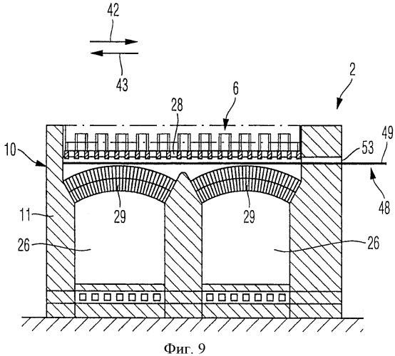 Регенеративная камера для стекловаренной установки (патент 2507164)