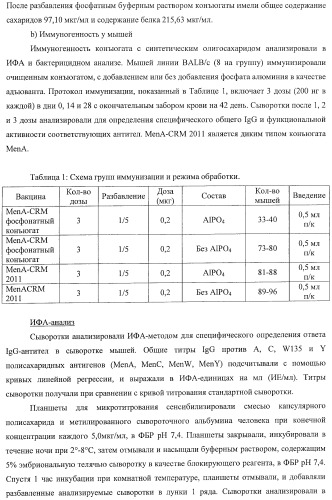 Иммуногены для вакцин против менингита а (патент 2412944)