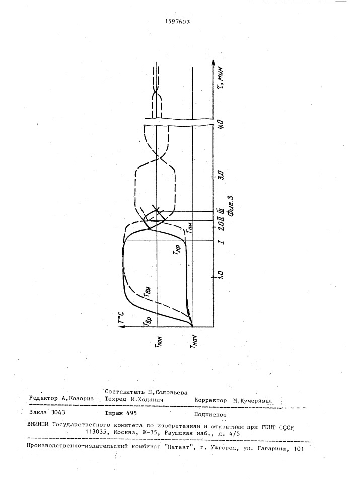 Способ измерения температуры водяной рубашки калориметра (патент 1597607)