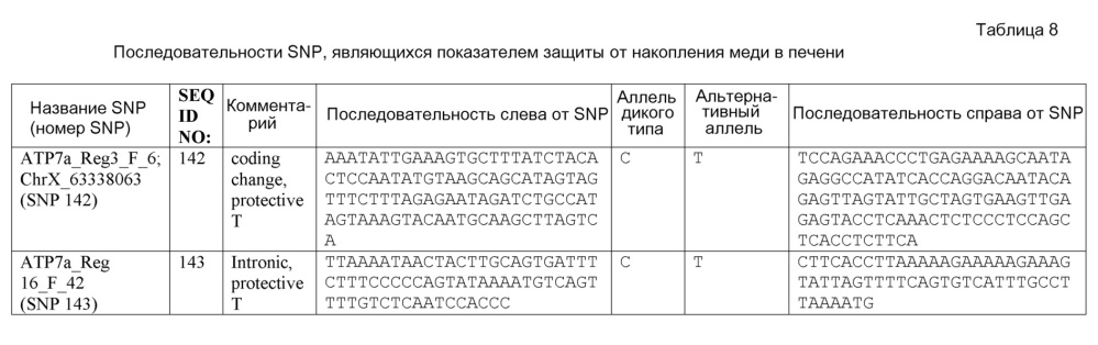 Генетический тест накопления меди в печени у собак (патент 2662660)