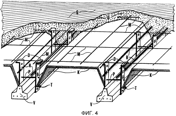 Способ и устройство для усиления и облегчения несущих конструкций пола и крыши (патент 2553813)