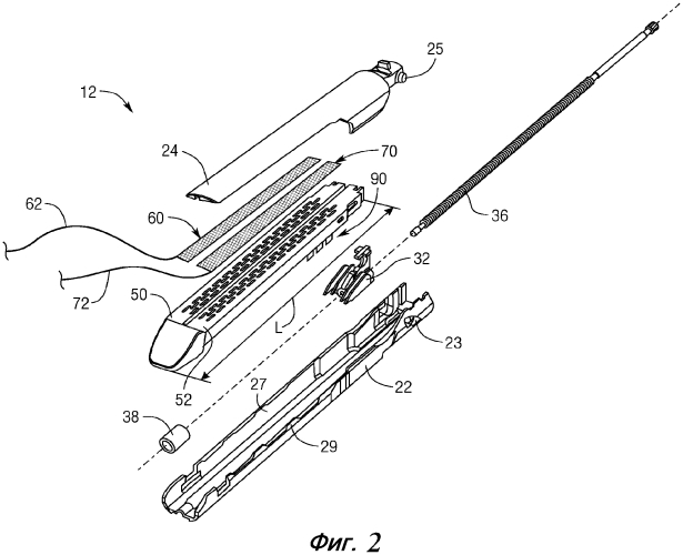 Хирургические кассеты со скобками с держалками для манипулирования разделенной тканью и способы их применения (патент 2588293)
