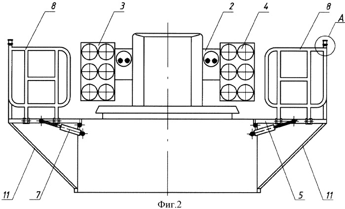 Боевой модуль зенитного самоходного комплекса (патент 2331832)