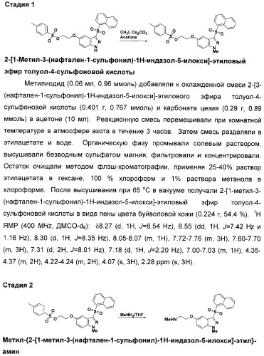 Производные замещенного-3-сульфонилиндазола в качестве лигандов 5-гидрокситриптамина-6 (патент 2429231)