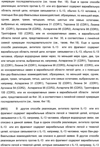 Антитела против интерлейкина-13 человека и их применение (патент 2427589)