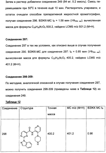 Гетероциклические амидные соединения как ингибиторы протеинкиназ (патент 2474580)