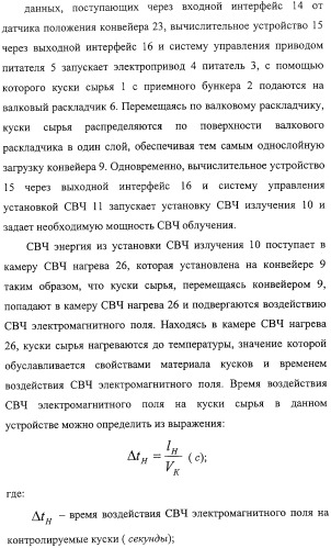 Способ термографической кусковой сепарации сырья (варианты) и устройство для его осуществления (варианты) (патент 2326738)