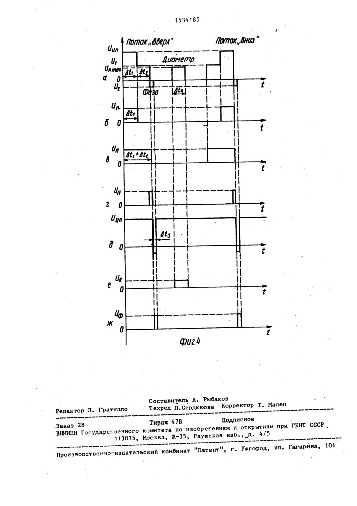 Скважинный расходомер (патент 1534185)