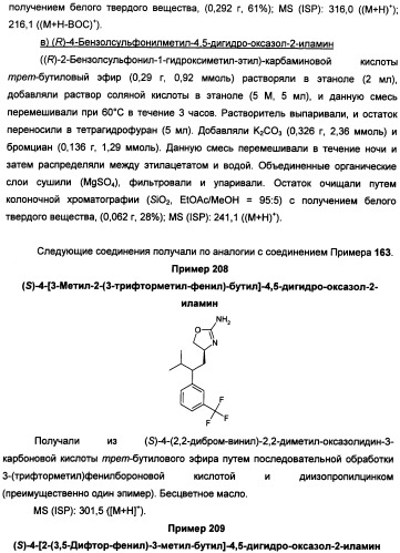 Новые 2-аминооксазолины в качестве лигандов taar1 для заболеваний цнс (патент 2473545)