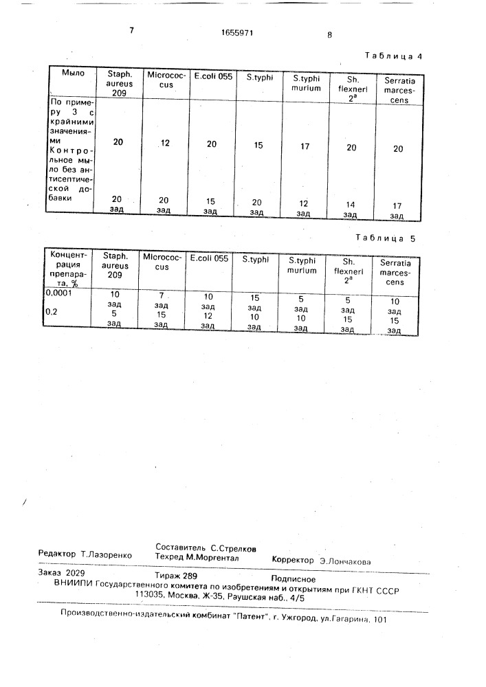 Дезинфицирующее мыло (патент 1655971)