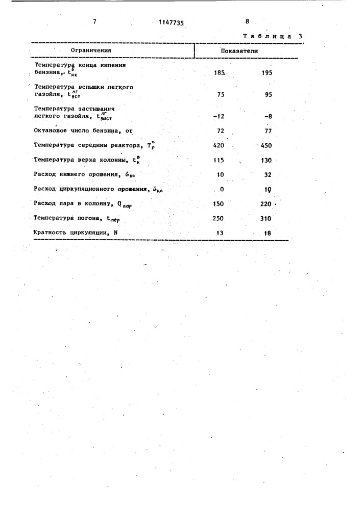 Способ управления процессом каталитического крекинга (патент 1147735)