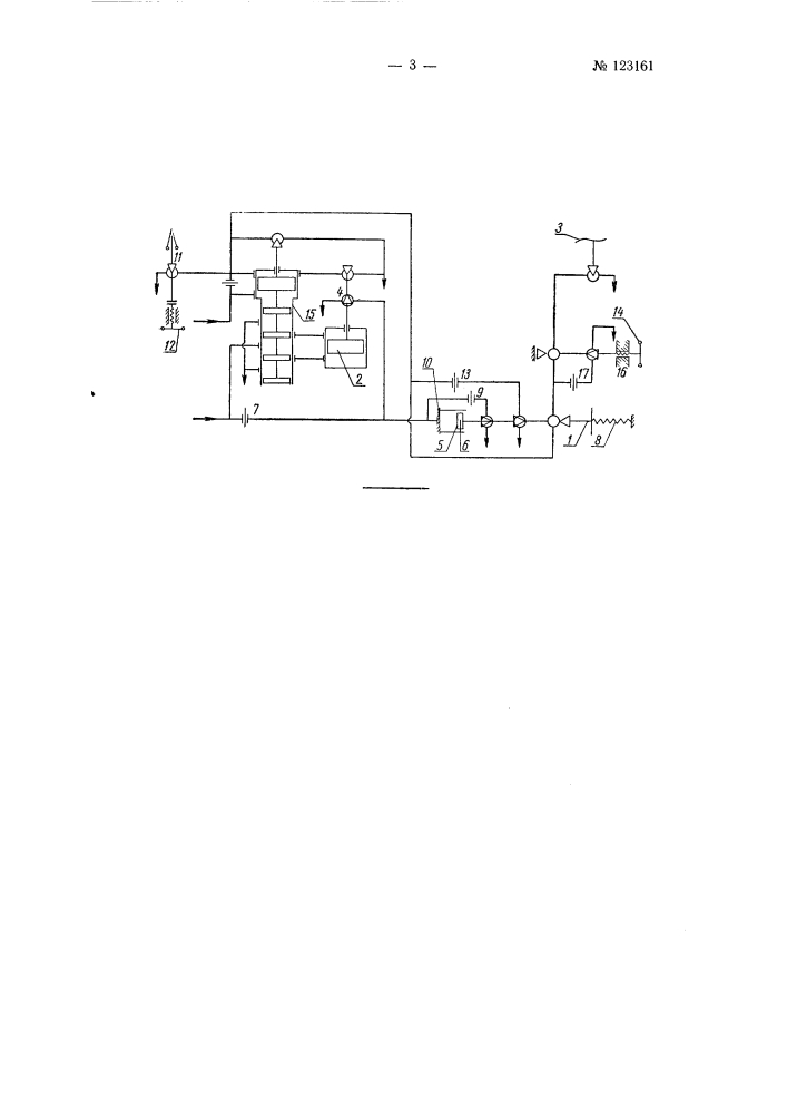 Автоматический ограничитель хода главного сервоматора турбины с противодавлением (патент 123161)