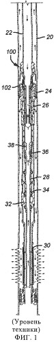 Заканчивание скважин большого диаметра с фиксацией положения оборудования (патент 2478774)