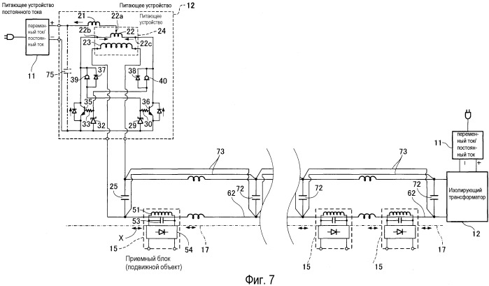 Бесконтактное питающее оборудование (патент 2530010)