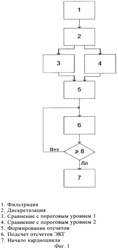 Способ выделения начала кардиоцикла и устройство для его осуществления (патент 2294139)