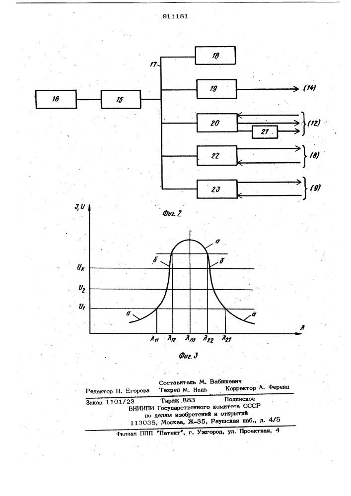 Устройство для измерения температуры (патент 911181)