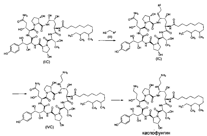 Промежуточное соединение для синтеза каспофунгина и способ его получения (патент 2592280)