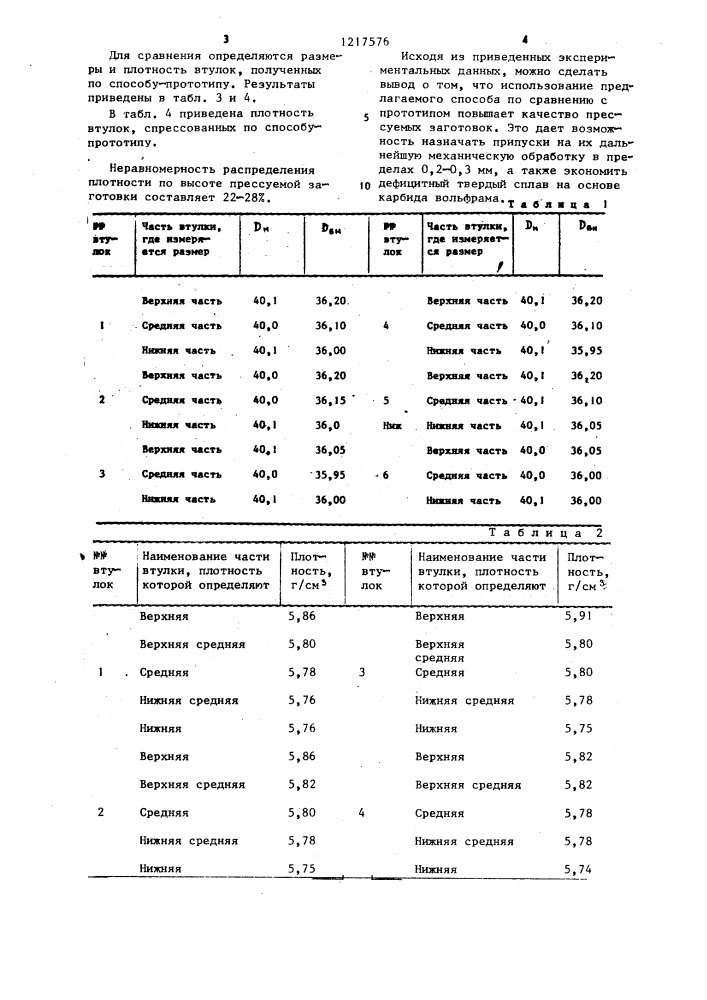 Способ изостатического прессования (патент 1217576)