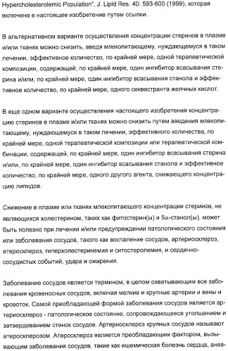 Применение замещенных азетидинонов для лечения ситостеролемии (патент 2317078)