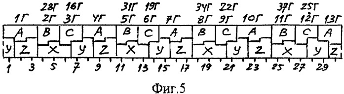Трехфазная двухслойная электромашинная обмотка в z=90&#183;c пазах при 2p=22&#183;c и 2p=26&#183;c полюсах (патент 2328807)