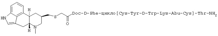 Химерные аналоги соматостатина-дофамина (патент 2277539)