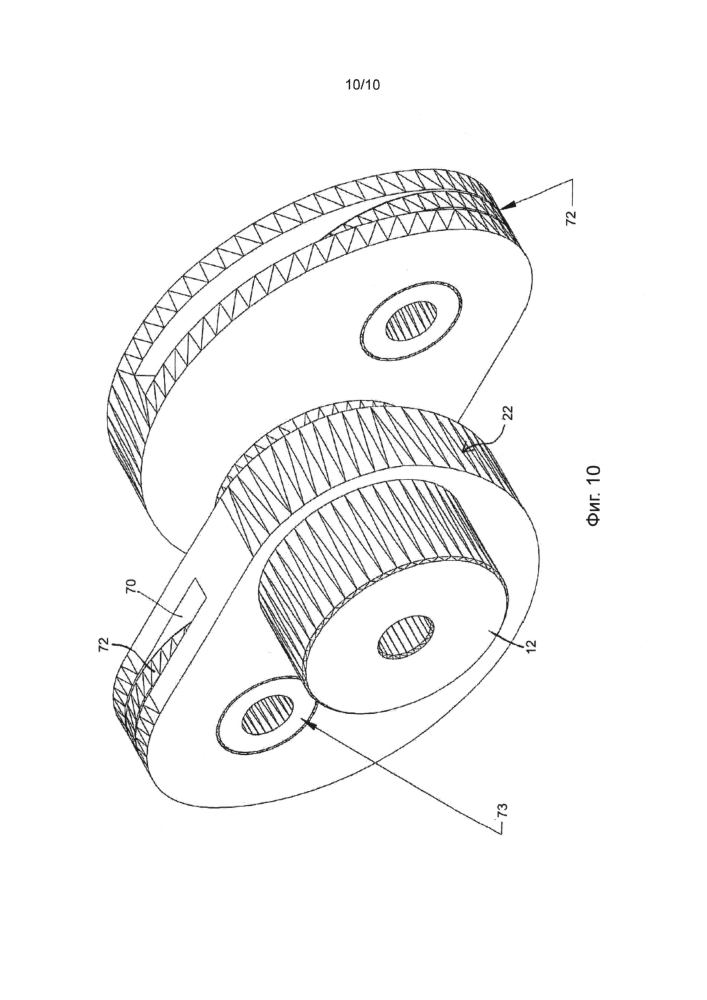 Десмодромный вал и вилка в сборе для преобразования прямолинейного движения во вращательное (патент 2597032)