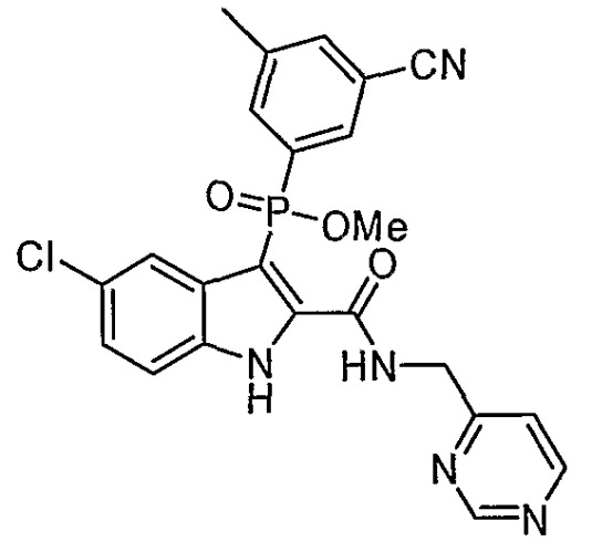 Фосфоиндолы как ингибиторы вич (патент 2393163)
