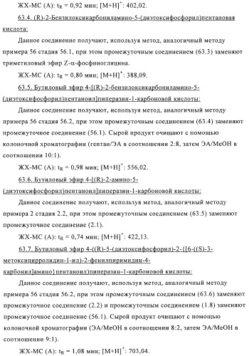 Производные фосфоновой кислоты и их применение в качестве антагонистов рецептора p2y12 (патент 2483072)