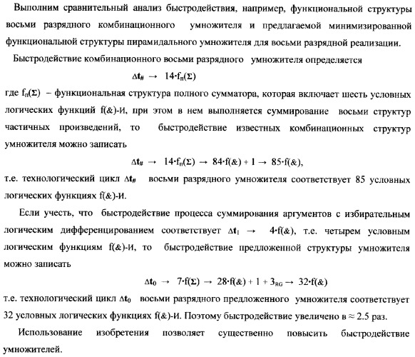 Функциональная структура умножителя, в котором входные аргументы имеют формат двоичной системы счисления f(2n), а выходные аргументы сформированы в формате позиционно-знаковой системы счисления f(+/-) (патент 2373563)