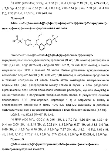 Производные фенилалкановой кислоты и фенилоксиалкановой кислоты, их применение и содержащая их фармацевтическая композиция (патент 2323929)