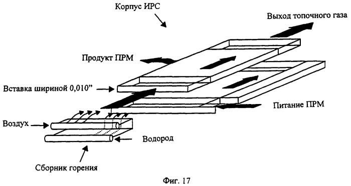 Интегральный реактор (варианты), способ его изготовления, способ одновременного проведения экзотермических и эндотермических реакций (варианты) (патент 2290257)