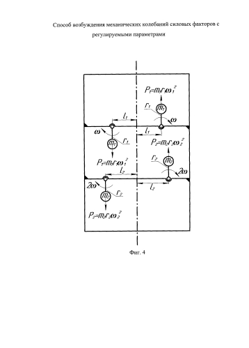 Способ возбуждения механических колебаний силовых факторов с регулируемыми параметрами (патент 2578257)