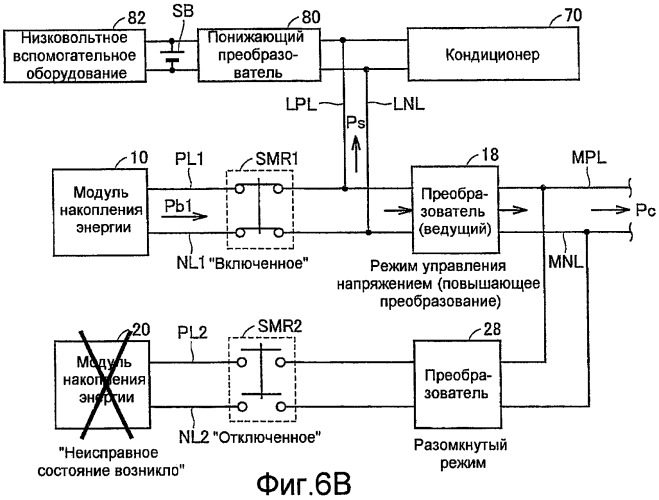 Система электропитания, транспортное средство, включающее в себя систему электропитания, и способ управления системой электропитания (патент 2408128)