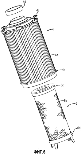 Модульные фильтрующие элементы для применения в картридже с фильтром в фильтре (патент 2561993)