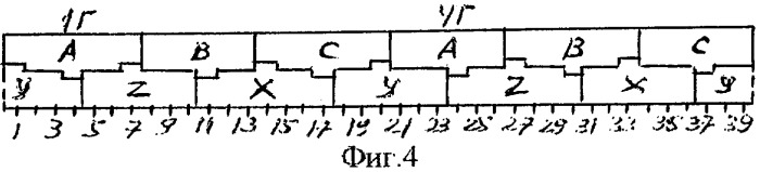 Трехфазная двухслойная дробная (q=b+0,5) обмотка электрических машин (варианты) (патент 2277283)