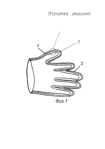 Перчатка защитная (патент 2593080)