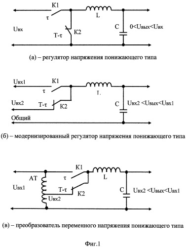 Устройство для осуществления способа регулирования переменного напряжения (патент 2408129)