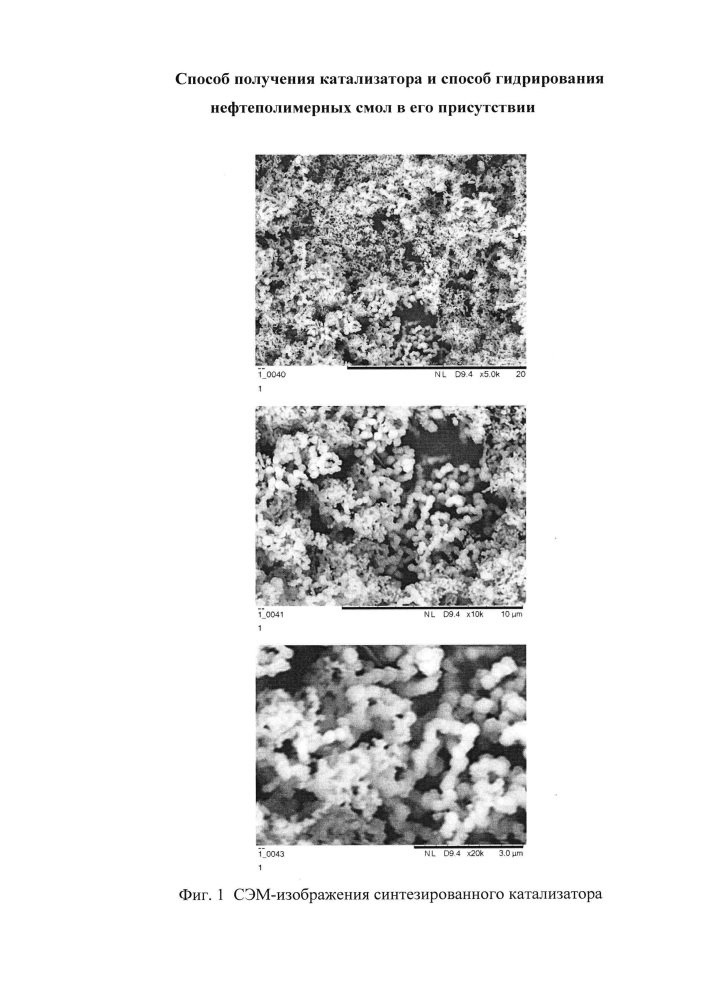 Способ получения катализатора и способ гидрирования нефтеполимерных смол в его присутствии (патент 2665484)
