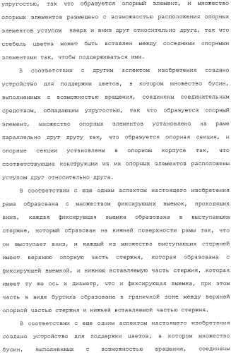 Устройство для поддержки цветов (патент 2324414)