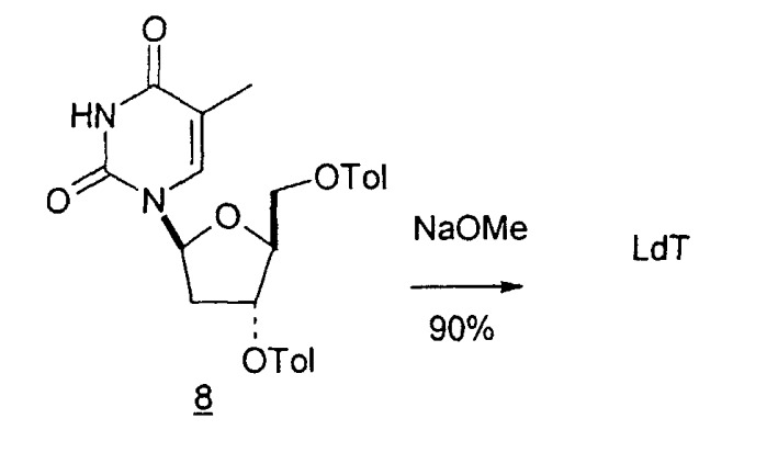 Синтез  -l-2&#39;-дезоксинуклеозидов (патент 2361875)