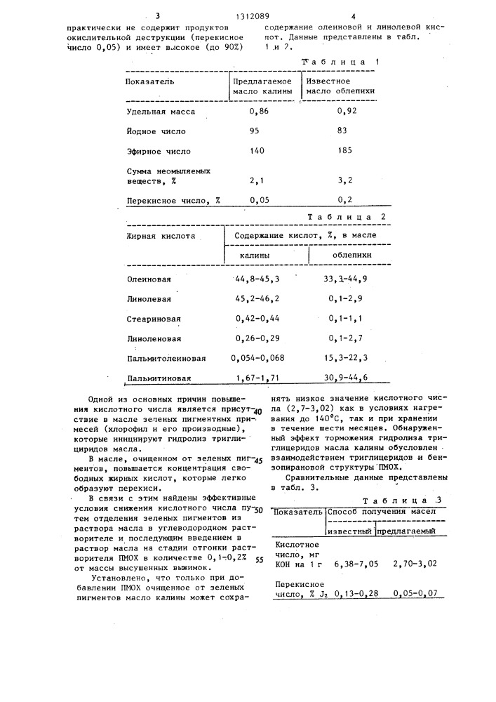 Способ получения масел из жома плодово-ягодного сырья (патент 1312089)