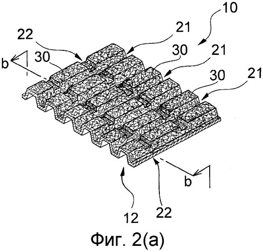 Объемный нетканый материал и способ его изготовления (патент 2553003)